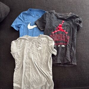 Nike and Jordan Kids T-Shirt Set - Blue, Black, Gray